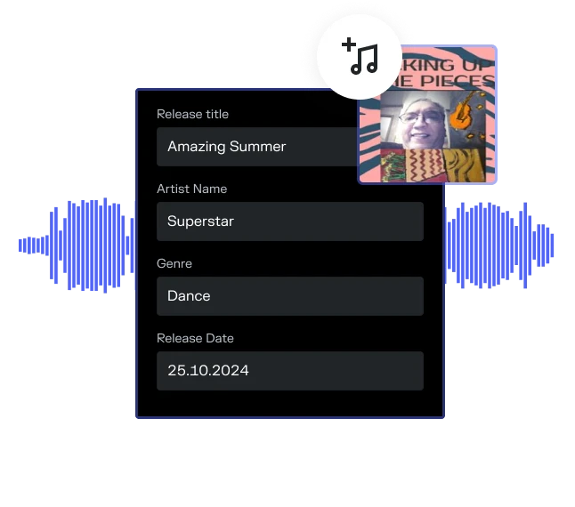Illustration of release form with example.